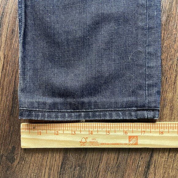 Diesel Jeans Mens 31x32 Blue Denim Safado Slim Straight Button Fly Prep USA Dark - Picture 10 of 11